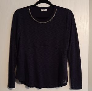 Maurices navy blue dress top